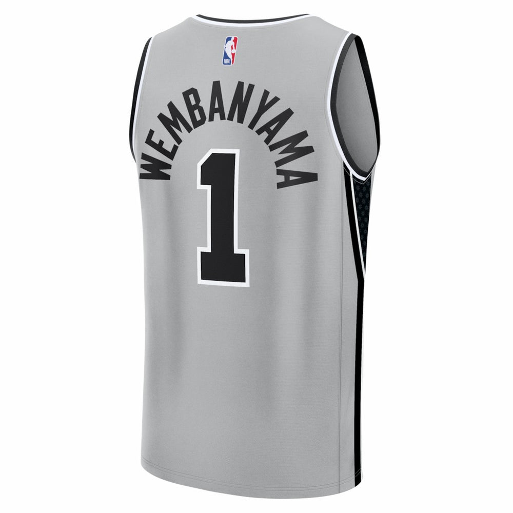 Silver Victor Wembanyama San Antonio Spurs Fast Break Jersey | NBA