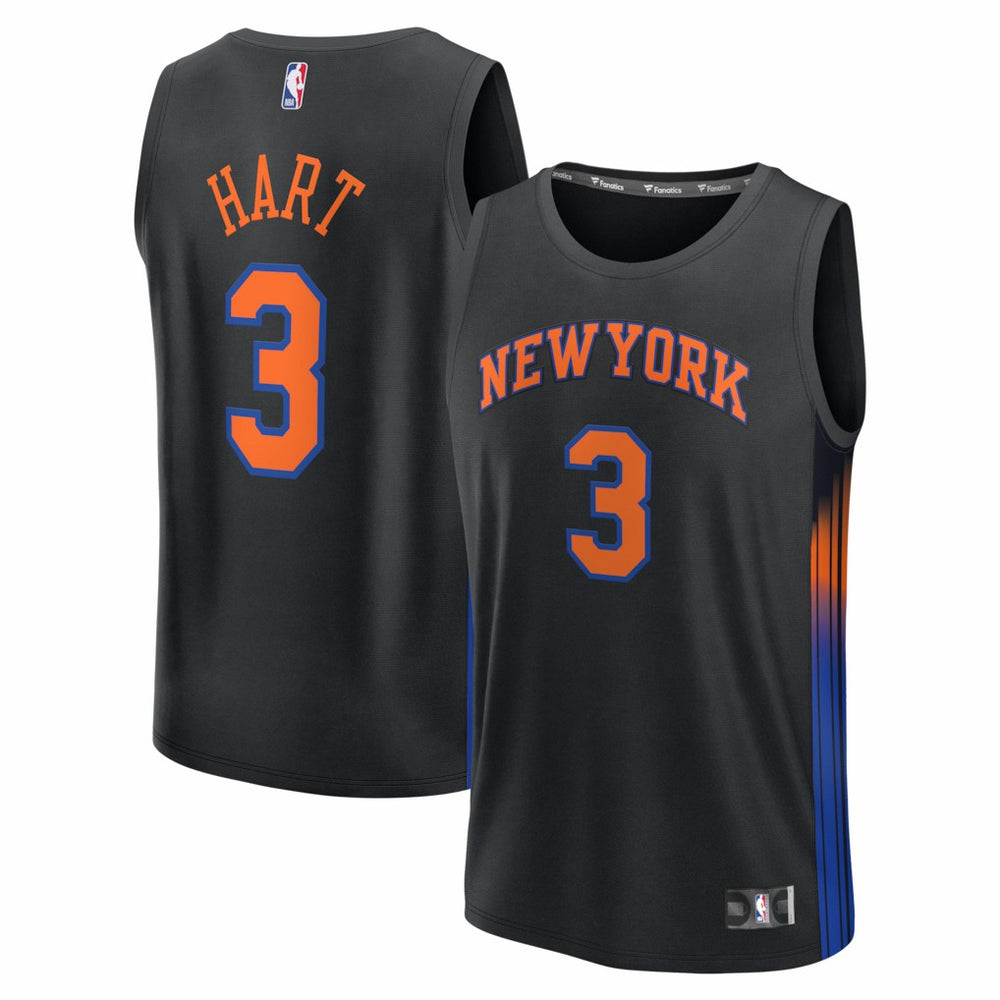 Black Josh Hart New York Knicks Fast Break Jersey | NBA