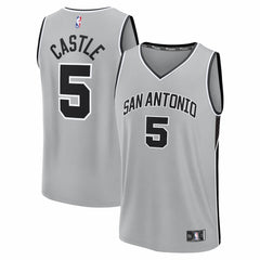Silver Stephon Castle San Antonio Spurs Youth Fast Break Jersey | NBA