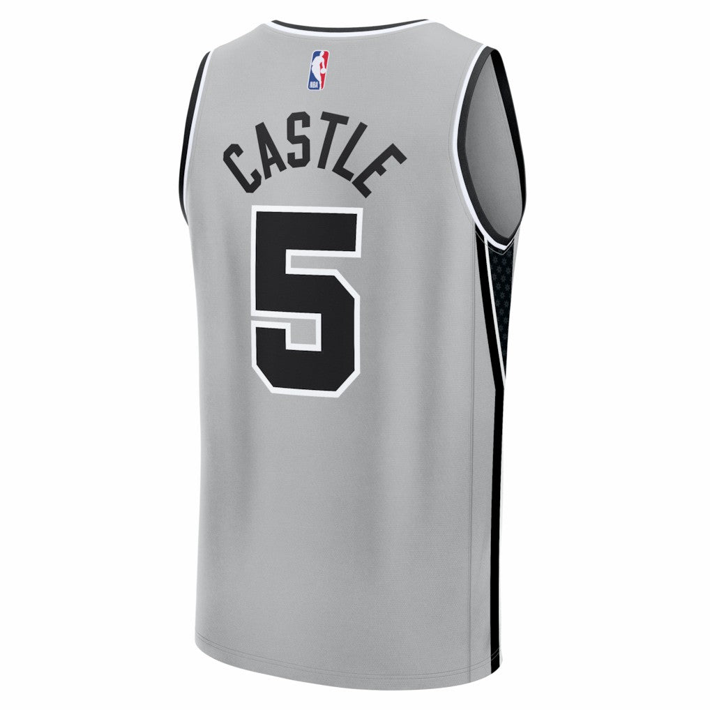 Silver Stephon Castle San Antonio Spurs Youth Fast Break Jersey | NBA