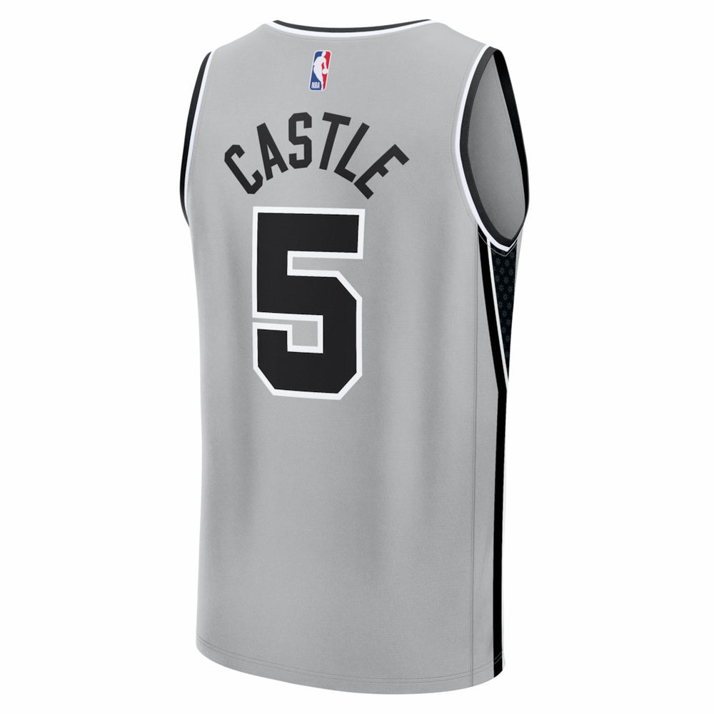 Silver Stephon Castle San Antonio Spurs Youth Fast Break Jersey | NBA