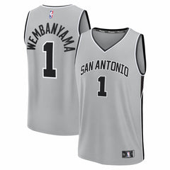 Silver Victor Wembanyama San Antonio Spurs Youth Fast Break Jersey | NBA