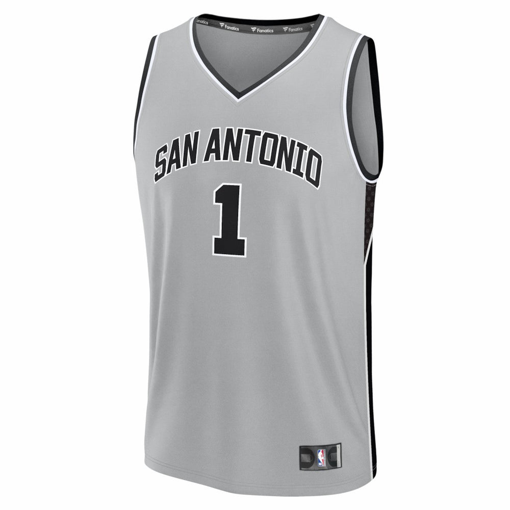 Silver Victor Wembanyama San Antonio Spurs Youth Fast Break Jersey | NBA