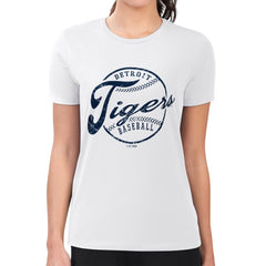 Detroit Tigers G-III 4Her by Carl Banks Women's Super-Slim Fit Lightweight Distressed Baseball Team T-Shirt - MLB T-shirts