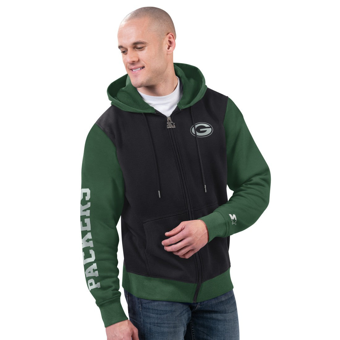 Green Bay Packers Starter Thursday Night Gridiron Full-Zip Hoodie | NFL Online