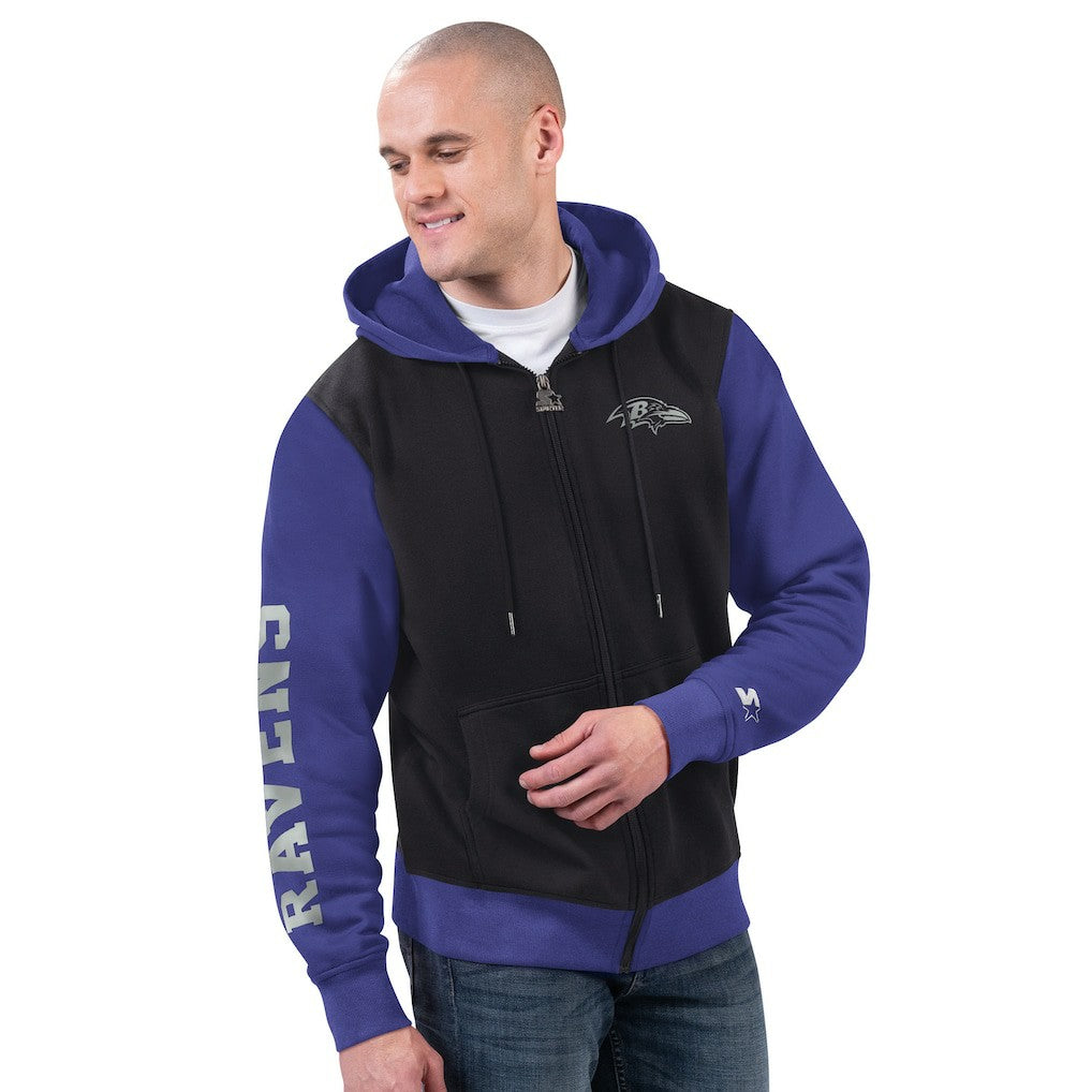 Baltimore Ravens Starter Thursday Night Gridiron Full-Zip Hoodie | NFL Hot