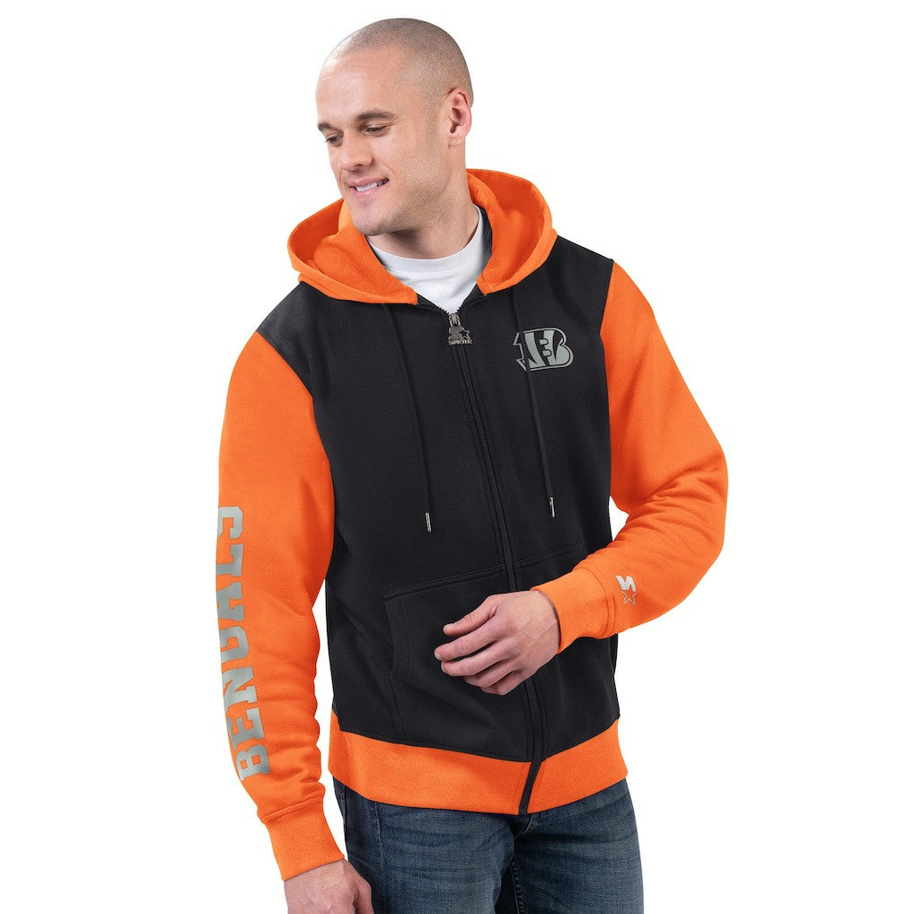 Cincinnati Bengals Starter Thursday Night Gridiron Full-Zip Hoodie | NFL US