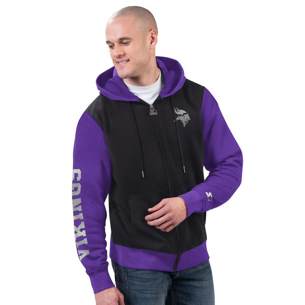 Minnesota Vikings Starter Thursday Night Gridiron Full-Zip Hoodie | NFL US