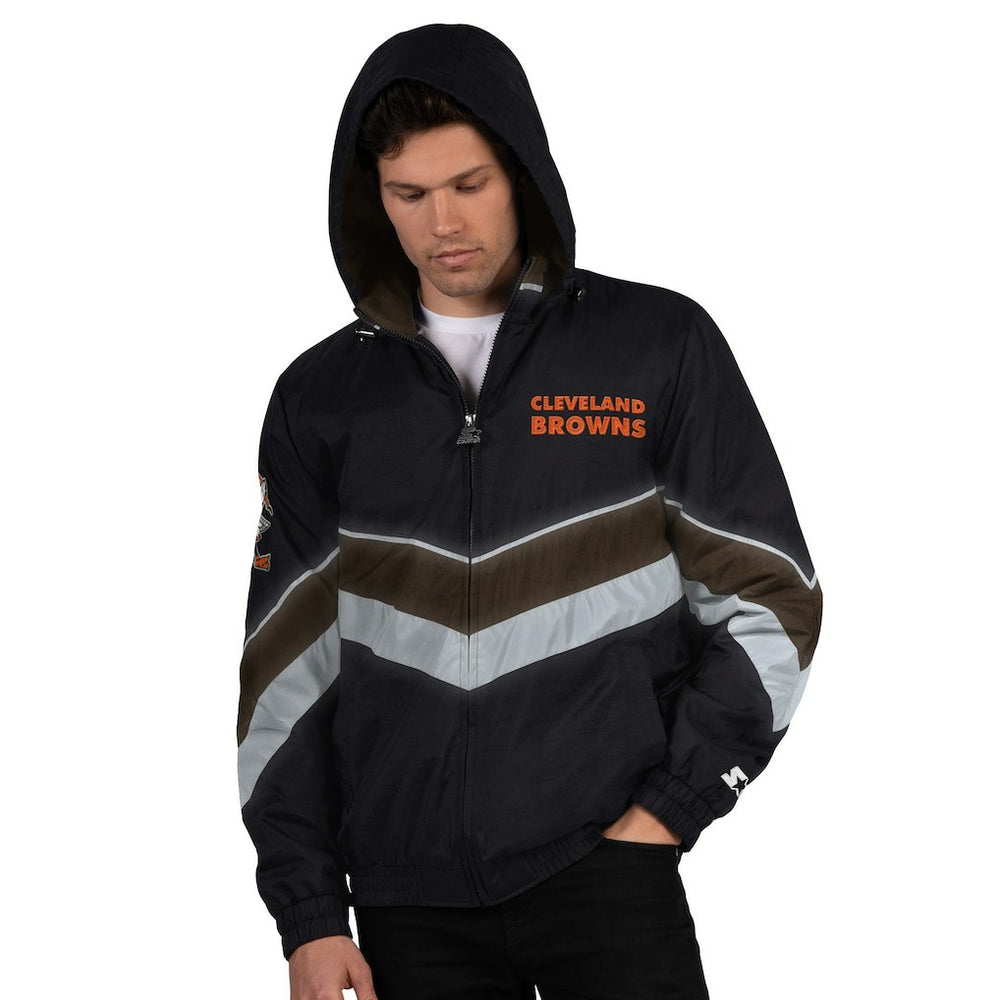 Cleveland Browns Starter Thursday Night Gridiron Vintage Logo Full-Zip Hoodie | NFL Hot