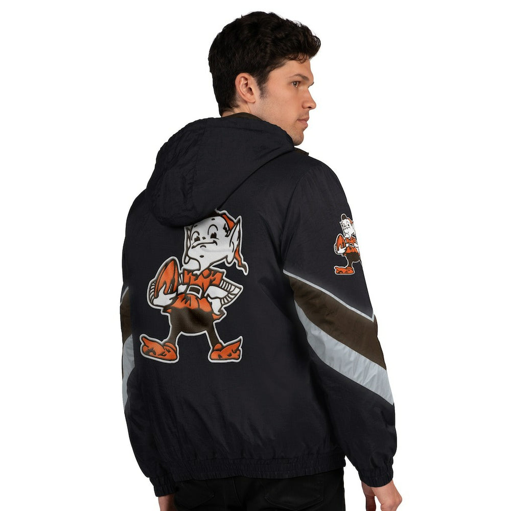 Cleveland Browns Starter Thursday Night Gridiron Vintage Logo Full-Zip Hoodie | NFL Hot