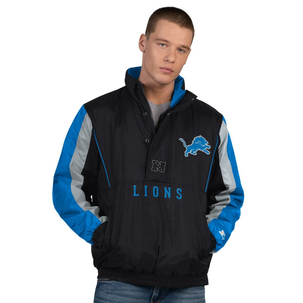Detroit Lions Starter Thursday Night Gridiron Half-Zip Jacket | NFL On sale