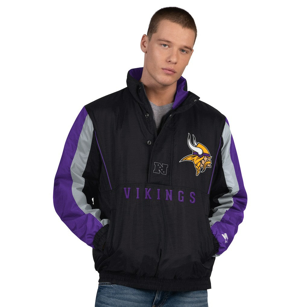 Minnesota Vikings Starter Thursday Night Gridiron Half-Zip Jacket | NFL US