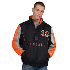 Cincinnati Bengals Starter Thursday Night Gridiron Half-Zip Jacket | NFL US