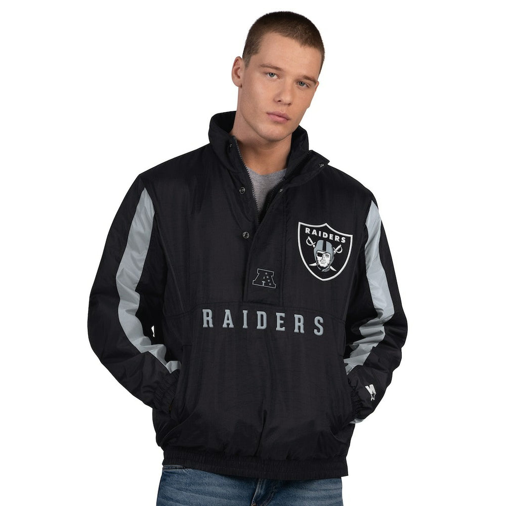 Las Vegas Raiders Starter Thursday Night Gridiron Half-Zip Jacket | NFL US