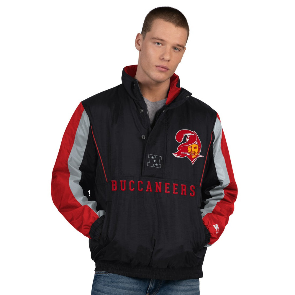 Tampa Bay Buccaneers Starter Thursday Night Gridiron Vintage Logo Half-Zip Jacket | NFL US