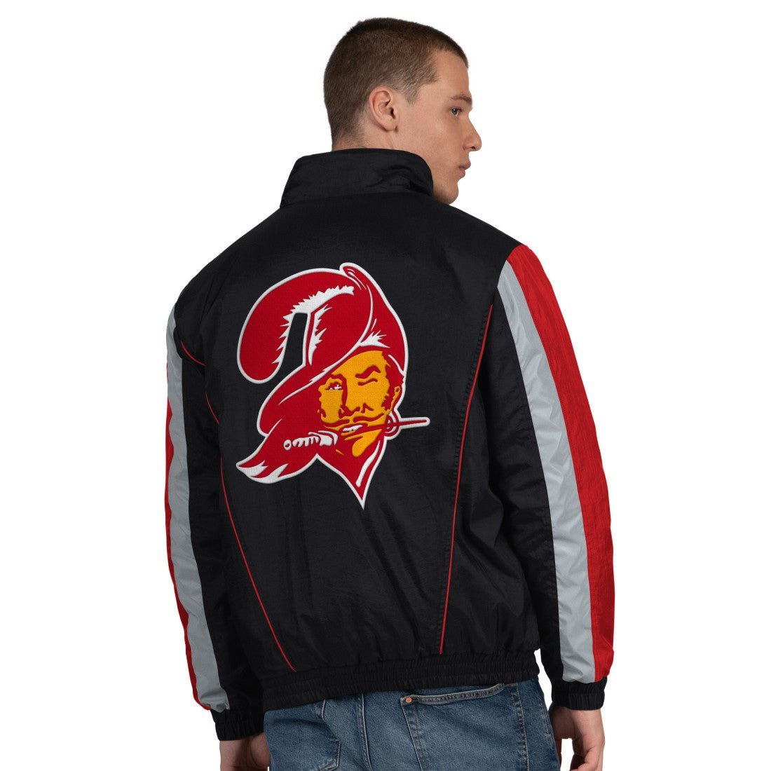 Tampa Bay Buccaneers Starter Thursday Night Gridiron Vintage Logo Half-Zip Jacket | NFL US