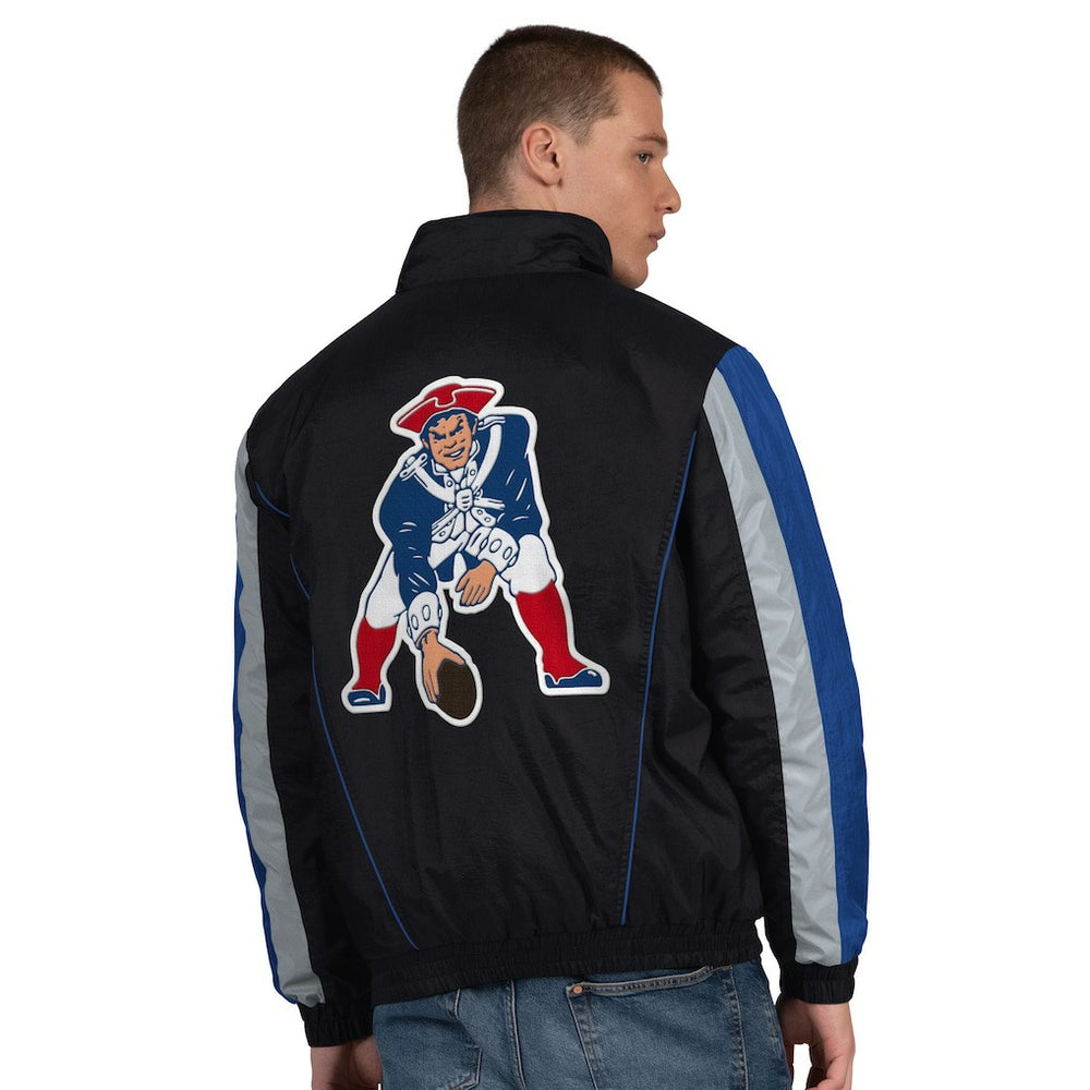 New England Patriots Starter Thursday Night Gridiron Vintage Logo Half-Zip Jacket | NFL Online