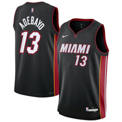 Black Bam Adebayo Miami Heat Youth Swingman Jersey | NBA