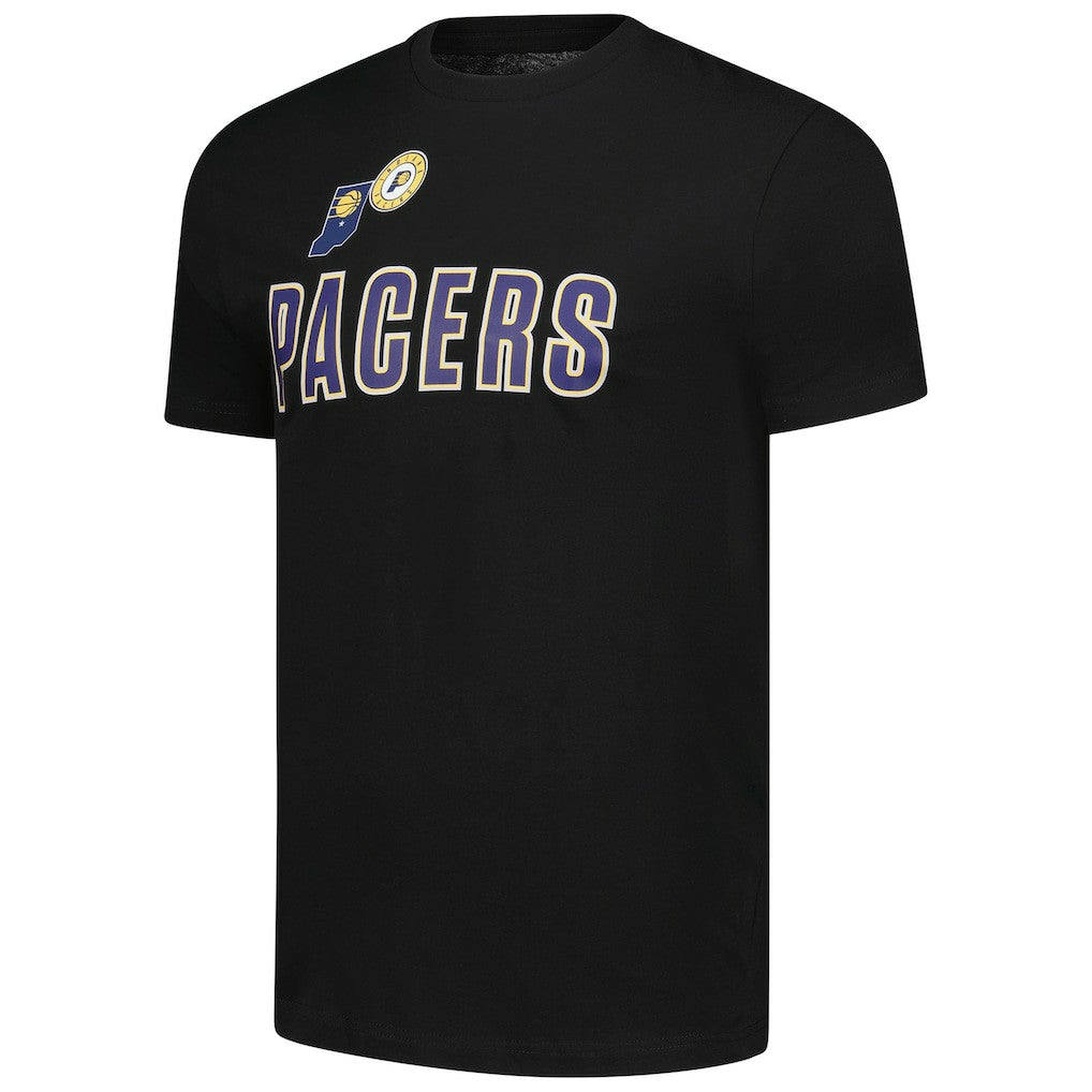 Black Indiana Pacers FISLL Unisex Oversize Logo T-Shirt | NBA