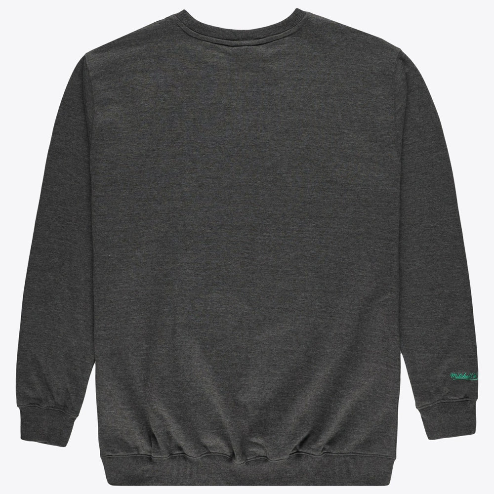 Heather Charcoal Milwaukee Bucks Hardwood Classics Big & Tall Crewneck Sweatshirt | NBA