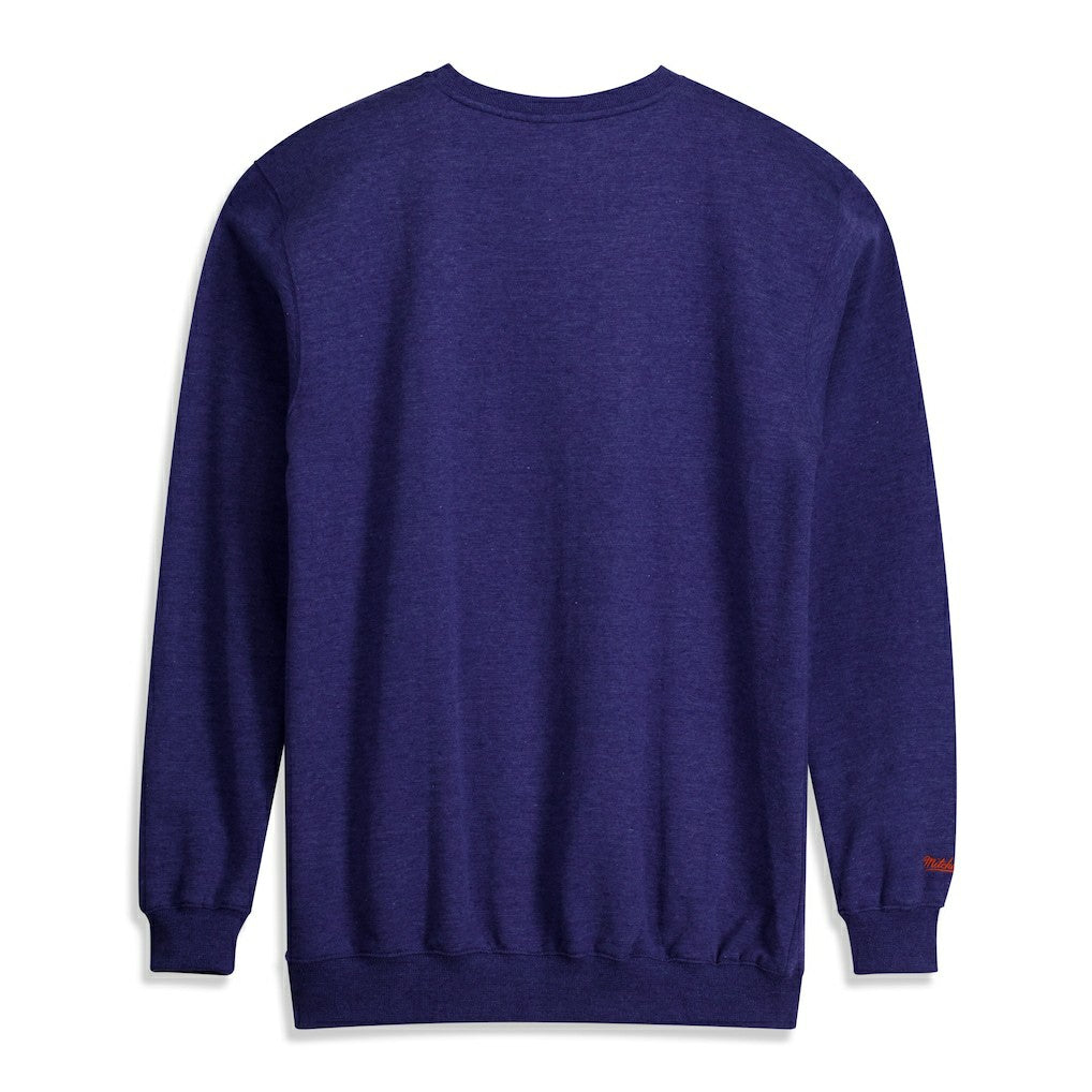 Heather Blue New York Knicks Hardwood Classics Big & Tall Crewneck Sweatshirt | NBA