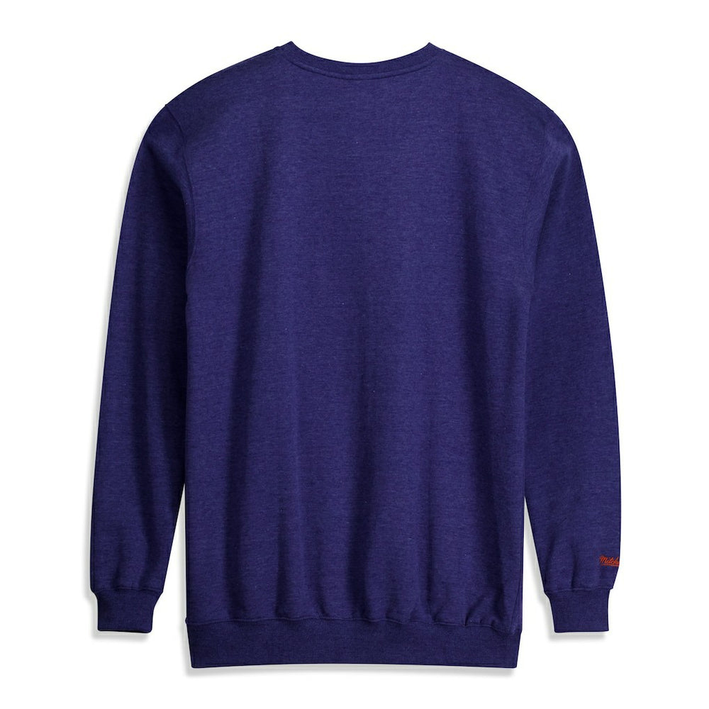 Heather Blue New York Knicks Hardwood Classics Big & Tall Crewneck Sweatshirt | NBA