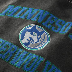 Heather Charcoal Minnesota Timberwolves Hardwood Classics Big & Tall Crewneck Sweatshirt | NBA
