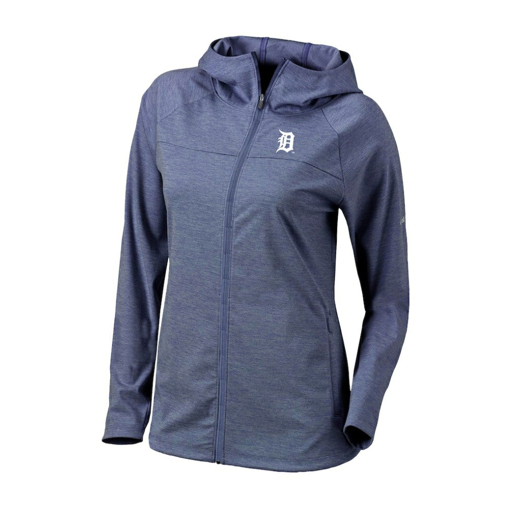 Detroit Tigers Columbia Women's Half Shot Full-Zip Hoodie - MLB Hoodies