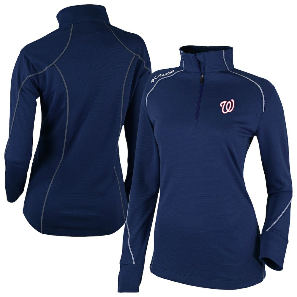 Washington Nationals Columbia Women's Shotgun 2.0 Quarter-Zip Pullover - MLB Pullover