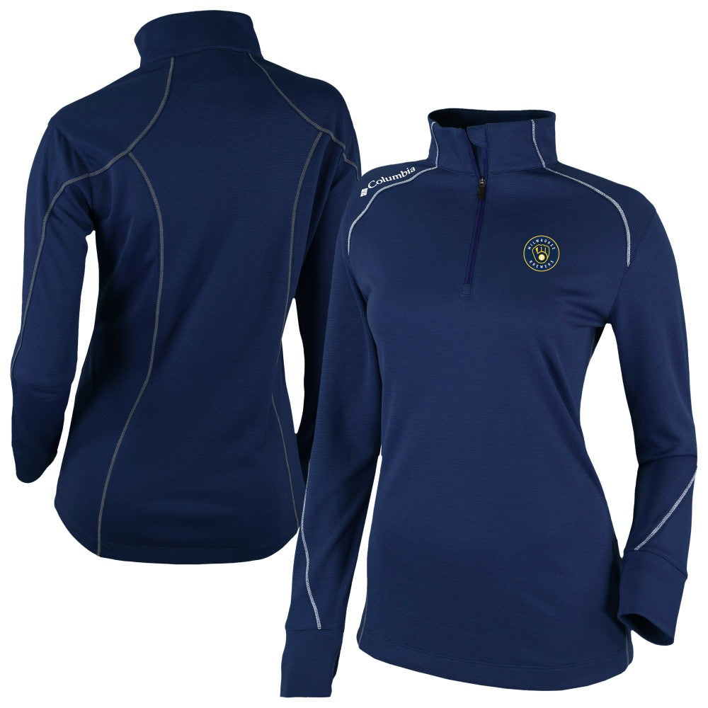 Milwaukee Brewers Columbia Women's Shotgun 2.0 Quarter-Zip Pullover - MLB Pullover