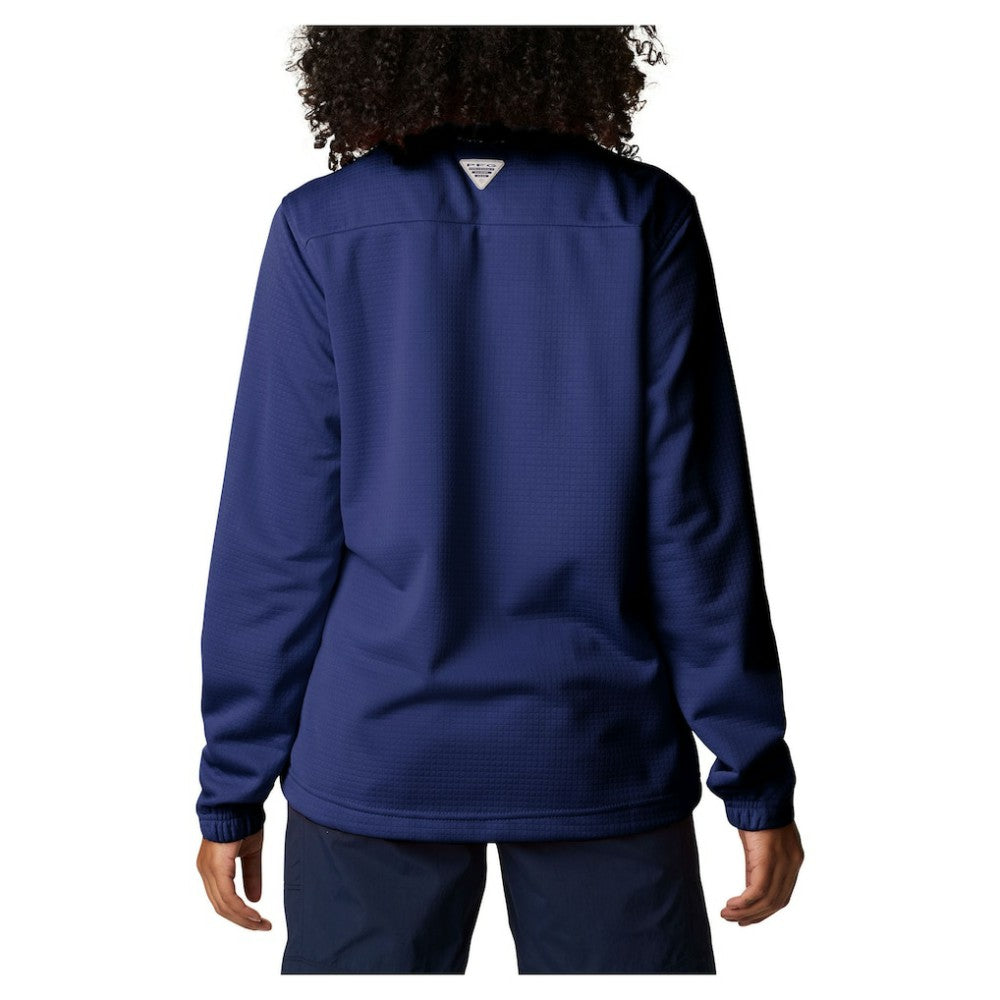 Seattle Mariners Columbia Women's Skiff Guide Fleece Half-Zip Pullover Jacket - MLB Jackets