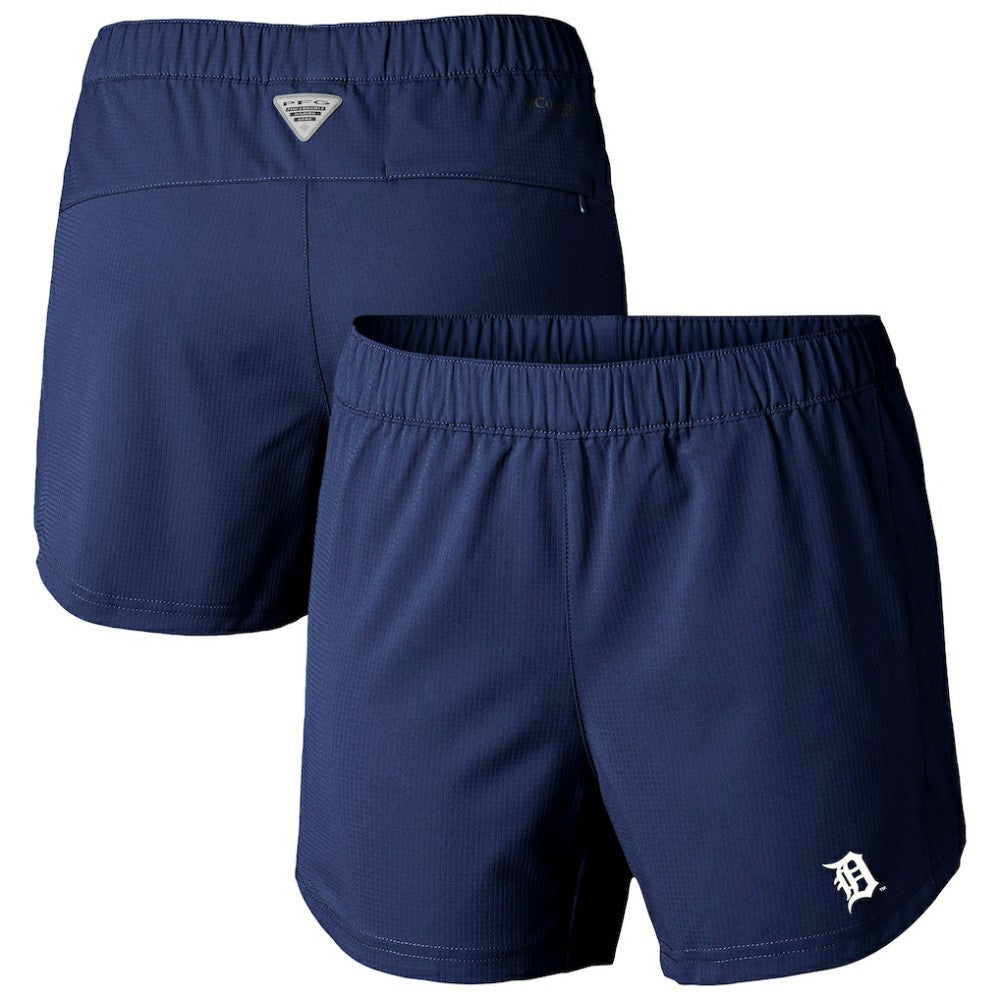 Detroit Tigers Columbia Women's Tamiami Pull-On Shorts - MLB Shorts