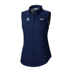Seattle Mariners Columbia Women's Tamiami Sleeveless Shirt - MLB