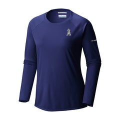Los Angeles Angels Columbia Tidal Tee II Long Sleeve T-Shirt - MLB T-shirts
