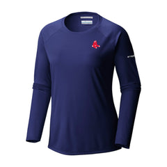 Boston Red Sox Columbia Tidal Tee II Long Sleeve T-Shirt - MLB T-shirts