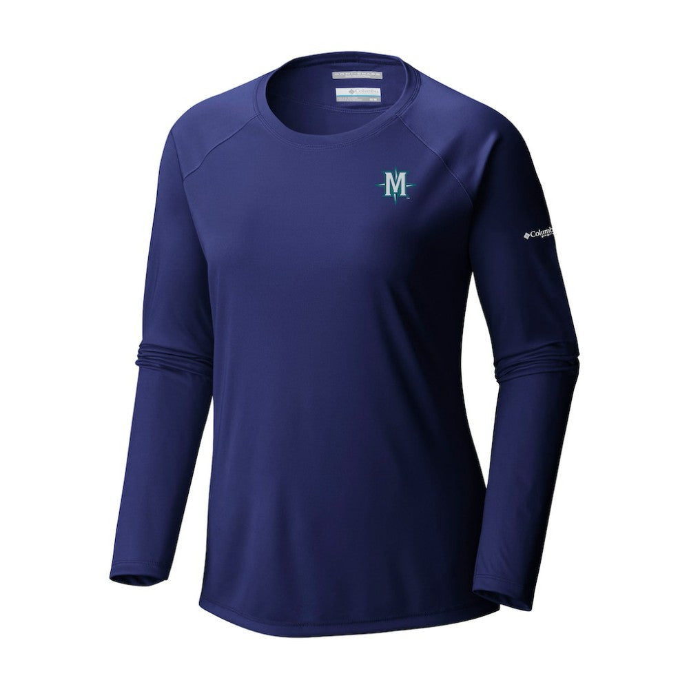 Seattle Mariners Columbia Tidal Tee II Long Sleeve T-Shirt - MLB T-shirts