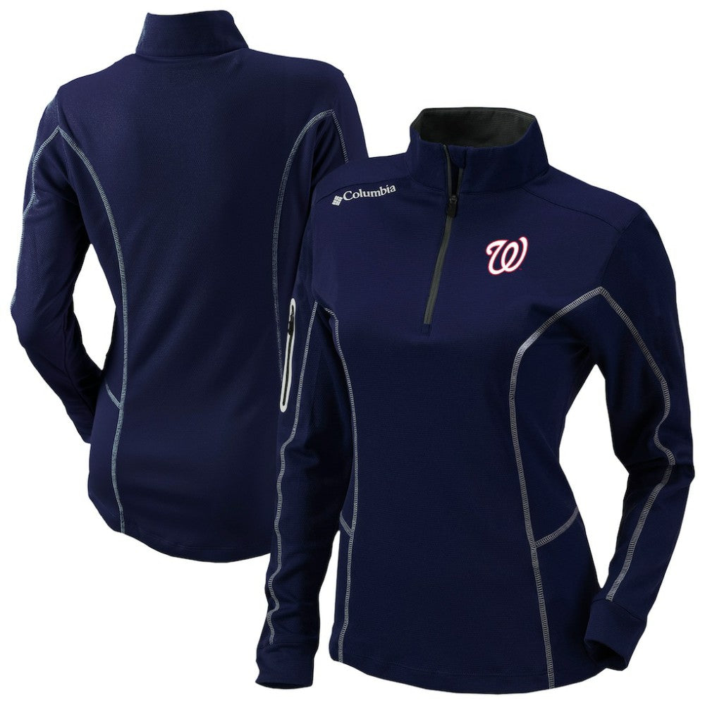 Washington Nationals Columbia Shotgun Quarter-Zip Top - MLB Tops