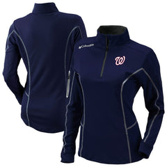 Washington Nationals Columbia Shotgun Quarter-Zip Top - MLB Tops