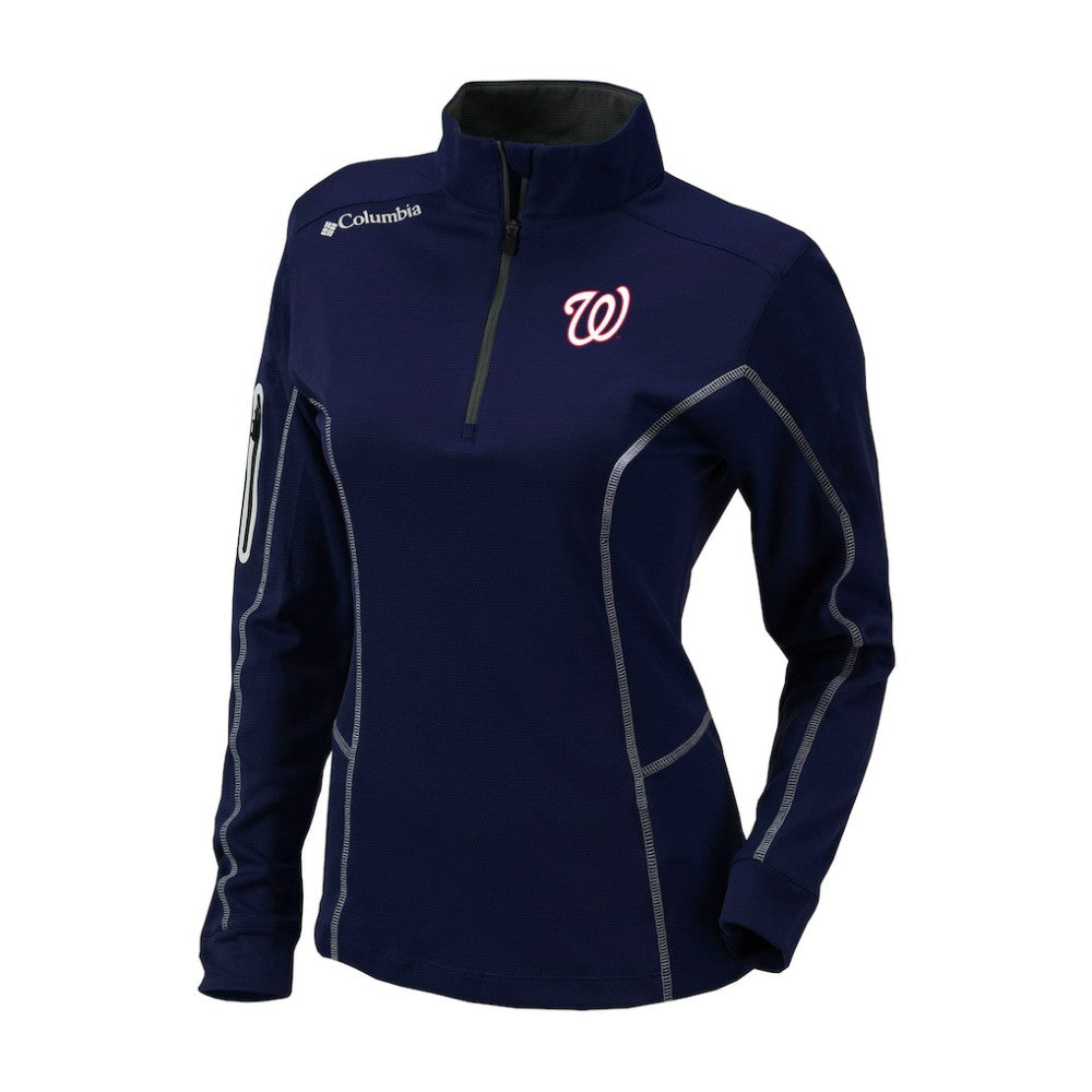 Washington Nationals Columbia Shotgun Quarter-Zip Top - MLB Tops