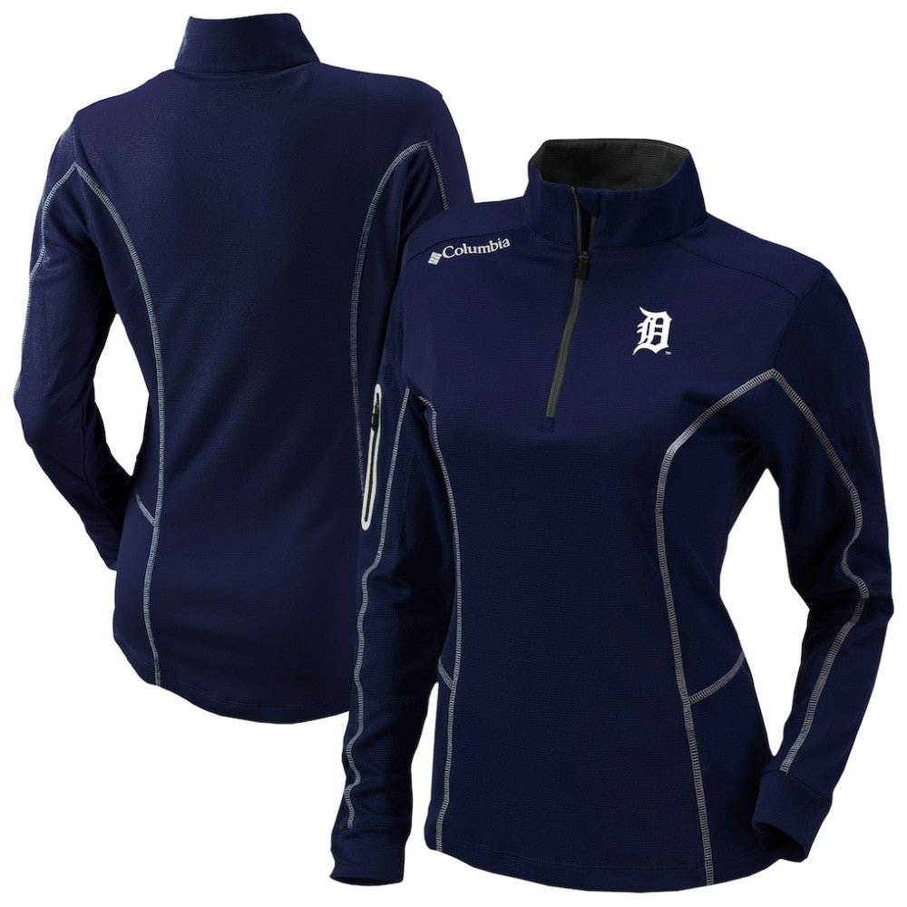 Detroit Tigers Columbia Shotgun Quarter-Zip Top - MLB Tops
