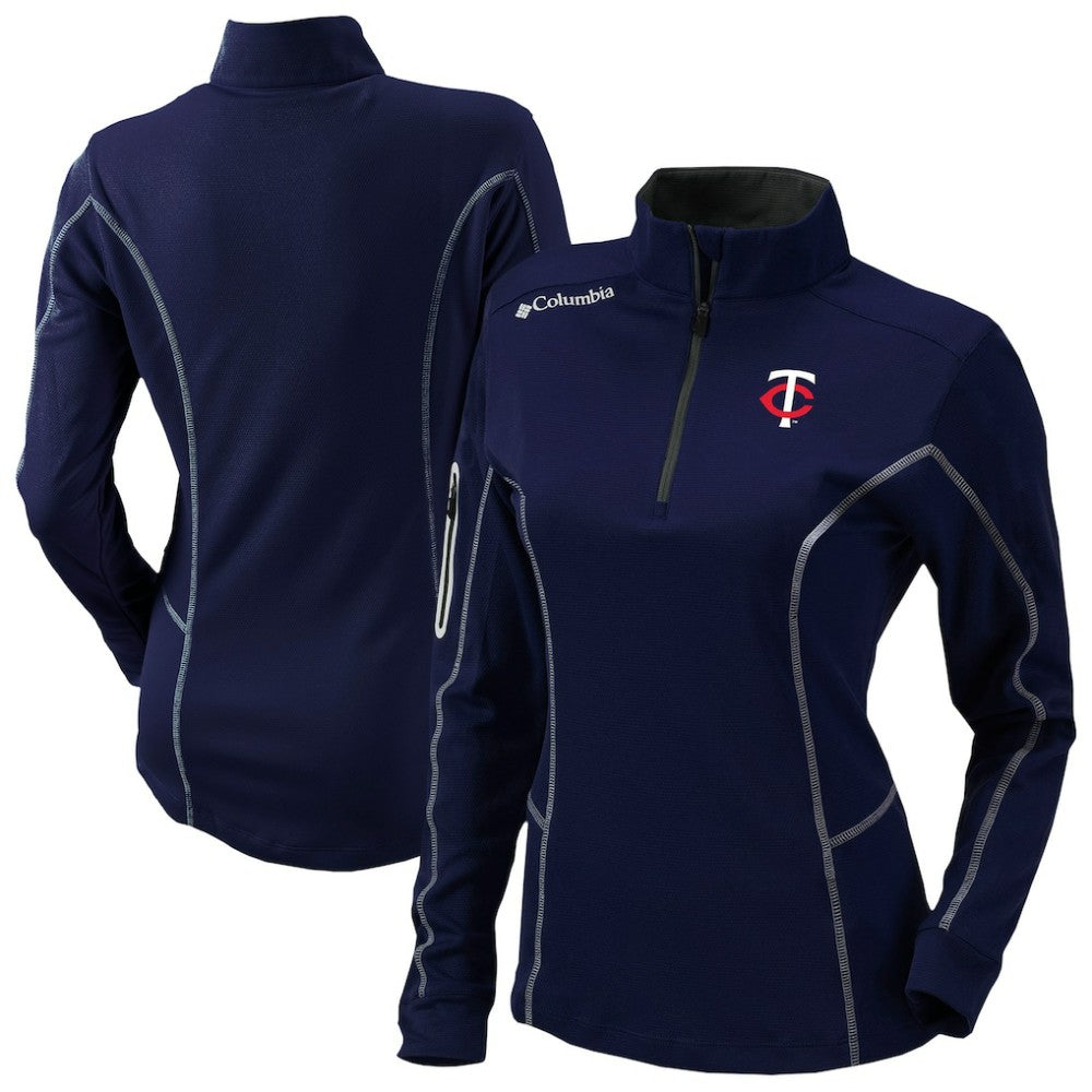 Minnesota Twins Columbia Shotgun Quarter-Zip Top - MLB Tops