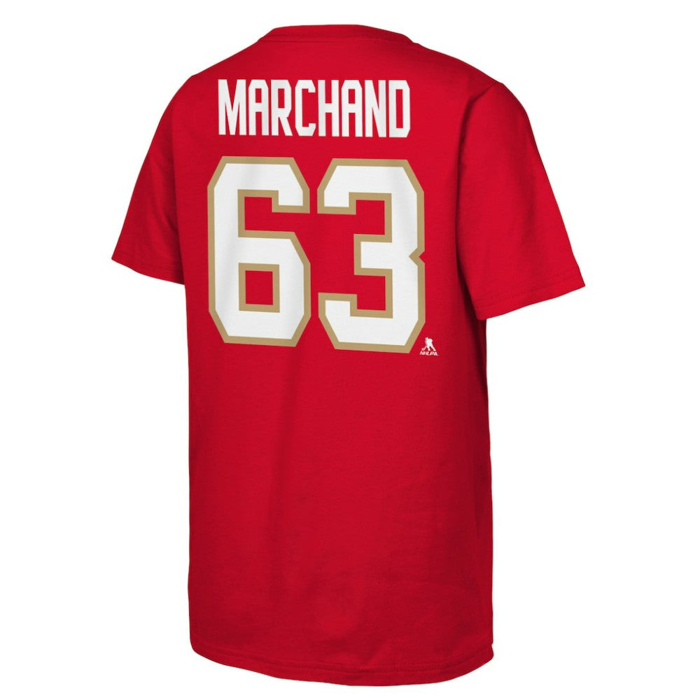 Brad Marchand Florida Panthers Youth Player Name & Number T-Shirt -  NHL T-shirts
