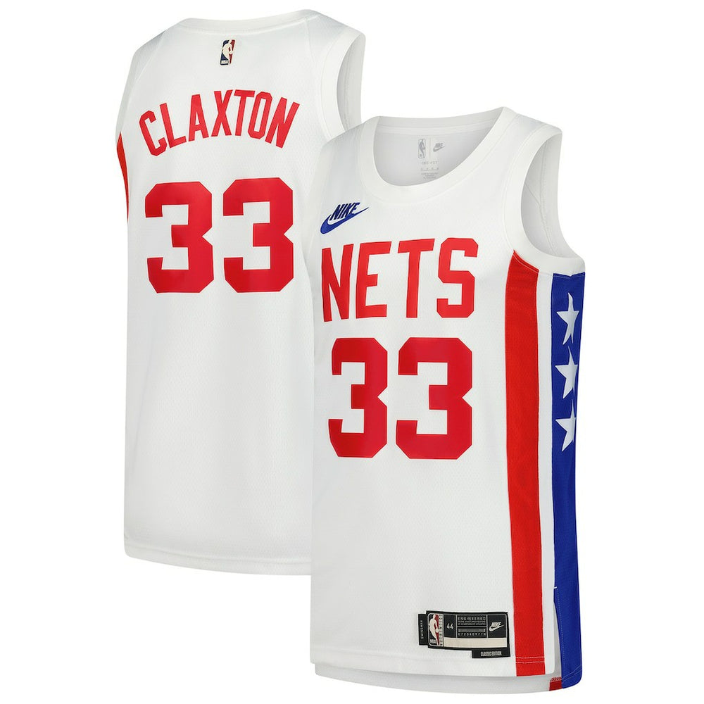White Nic Claxton Brooklyn Nets Swingman Jersey | NBA