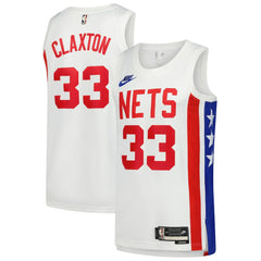 White Nic Claxton Brooklyn Nets Swingman Jersey | NBA