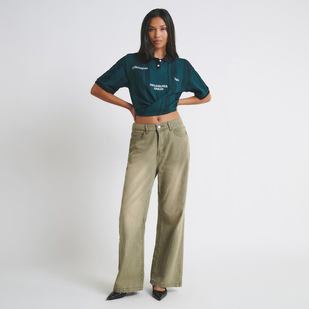 Philadelphia Eagles Off Season Women's Rugby T-Shirt | NFL Discount
