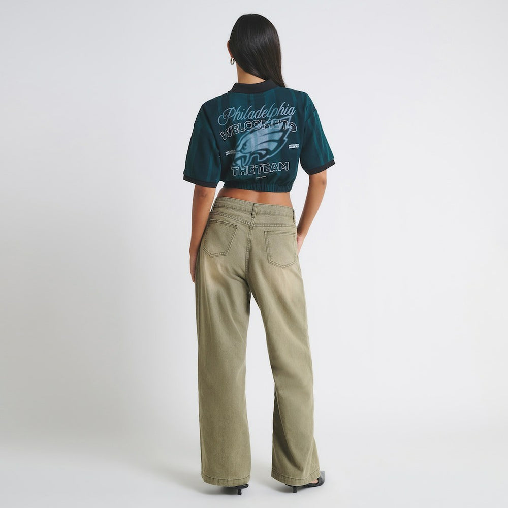 Philadelphia Eagles Off Season Women's Rugby T-Shirt | NFL Discount