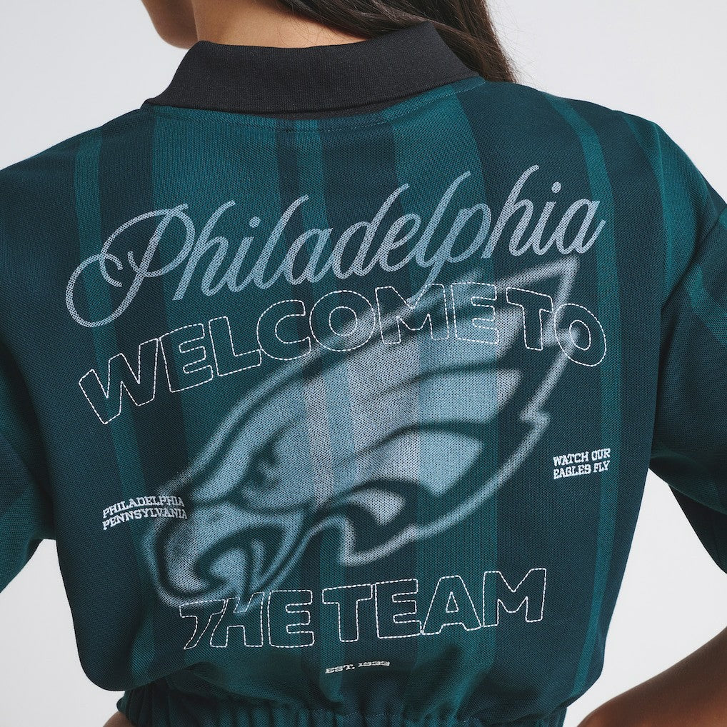 Philadelphia Eagles Off Season Women's Rugby T-Shirt | NFL Discount