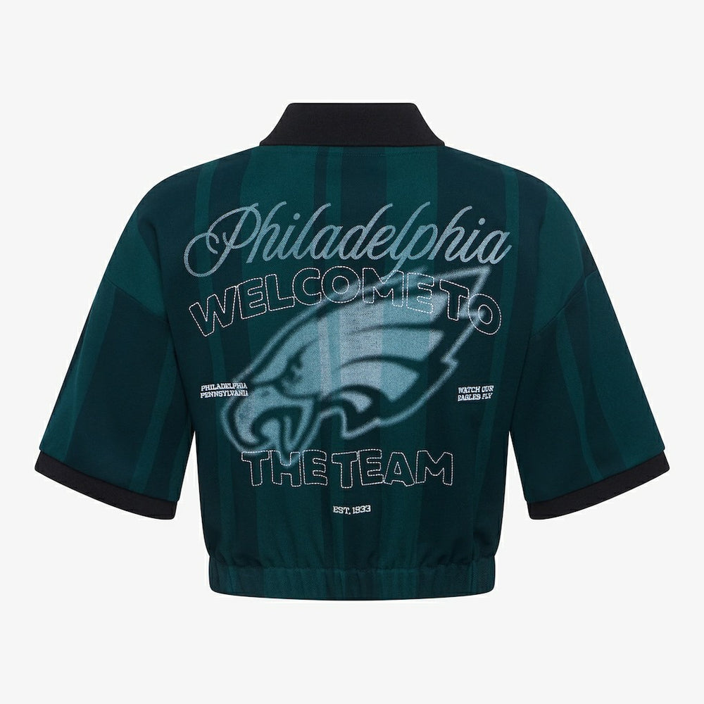 Philadelphia Eagles Off Season Women's Rugby T-Shirt | NFL Discount