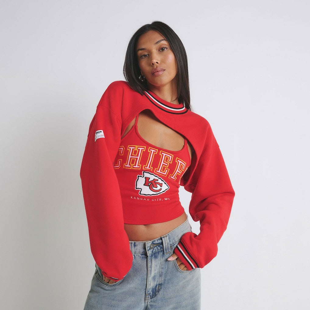 Kansas City Chiefs Off Season Women's Fleece Shrug Cami | NFL New