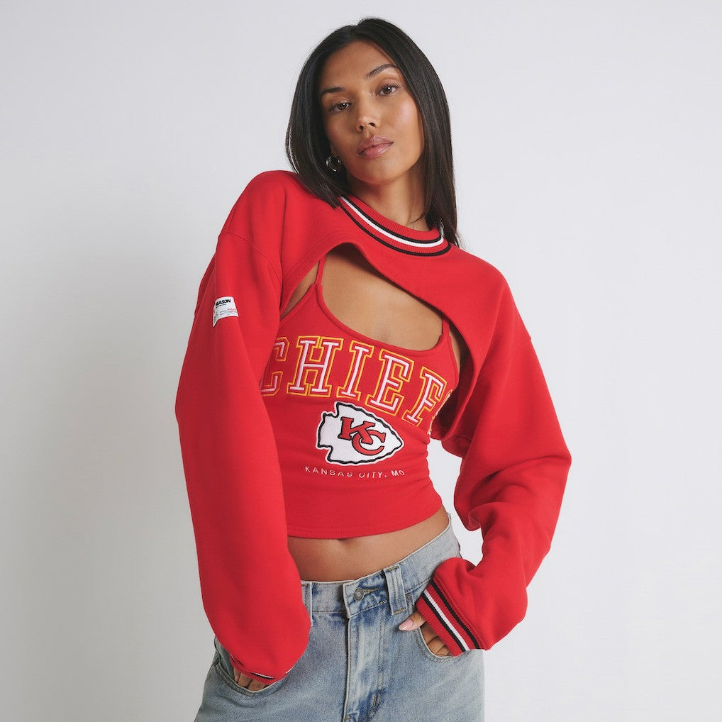 Kansas City Chiefs Off Season Women's Fleece Shrug Cami | NFL New